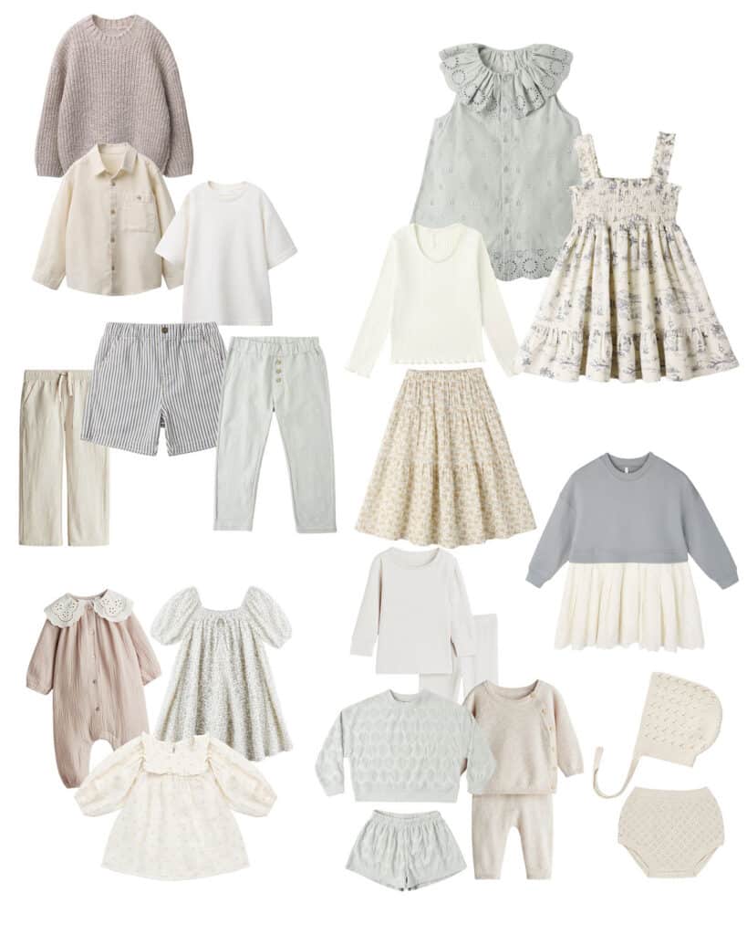 What to Wear for Spring Family Photos: The Perfect Outfits 5 Examples of some adorable outfits for children for a spring family photo session in San Diego